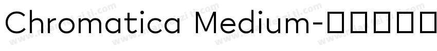 Chromatica Medium字体转换
